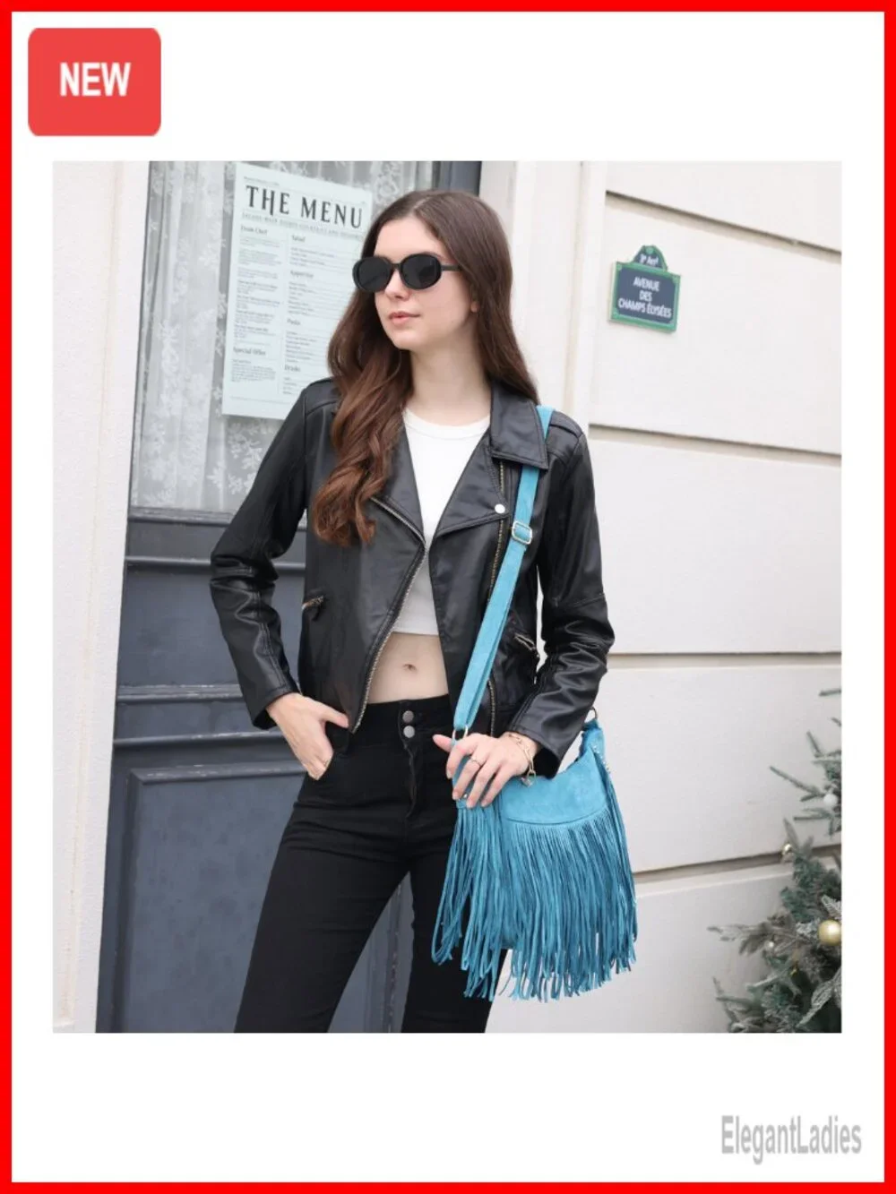 Fringe Hobo Bag Vegan Suede Crossbody Shoulder Purse Western Vintage